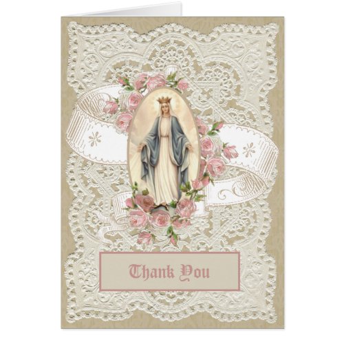 Religious Funeral Sympathy Holy Card Thank You
