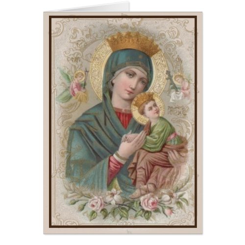 Religious Funeral Sympathy Virgin Mary Thank You