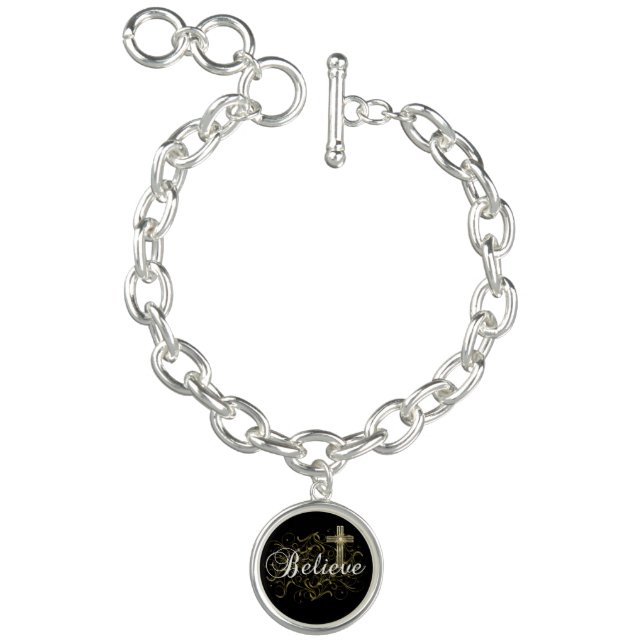 Religious gift Believe Charm bracelet (Product)