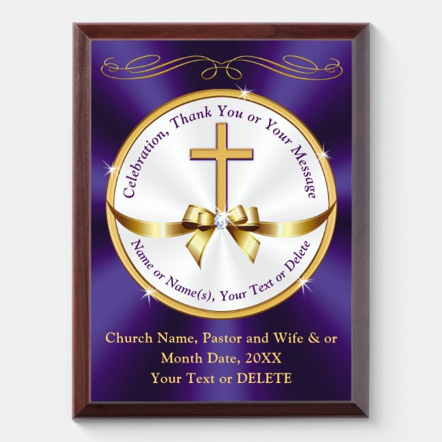 Religious Gifts for Her, Stunning Christian Plaque (Vertical)