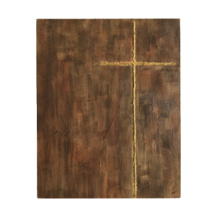 Religious Gold Cross, Modern Art