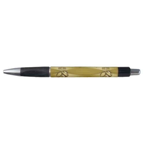 Religious Golden 50th Wedding Anniversary Pen