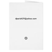 Religious Gretting Card (Back)