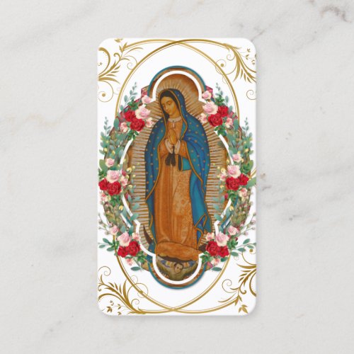 Religious Guadalupe Purgatory Prayers Holy Card