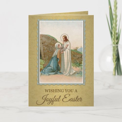 Religious Happy Easter Resurrection Pascha Holiday Card