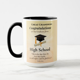 Religious High School Graduation Name Starburst Mug