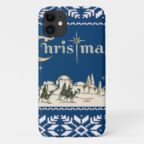 Religious Holy Night Jerusalem Christmas Nativity iPhone 11 Case