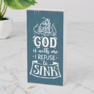 Religious Home Decor Wooden Box Sign
