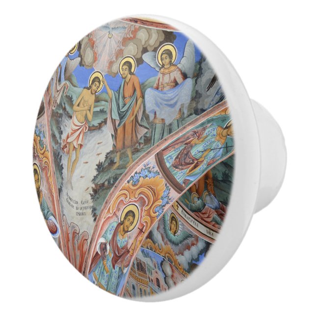 Religious Icon Dresser Knob (Right)
