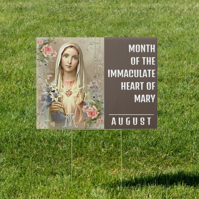 Religious Immaculate Mary Catholic Sign (Insitu)