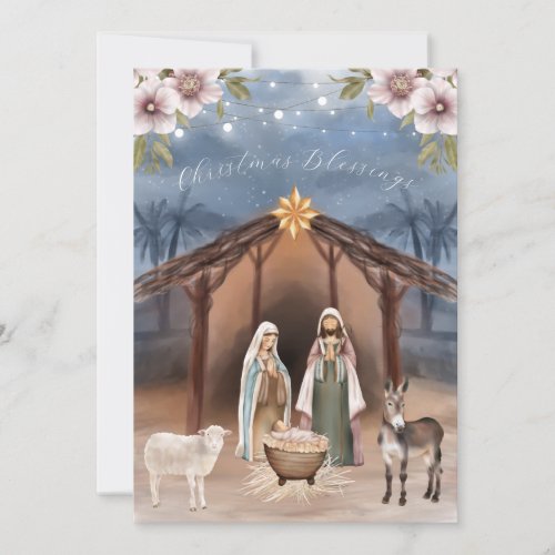 Religious Jesus Nativity Christian Christmas Cards