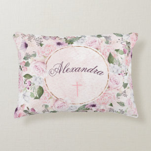 Religious Keepsake Baptism Christening Communion Accent Pillow