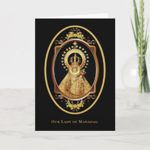 Religious Lady of Manaoag Philippines Catholic Card