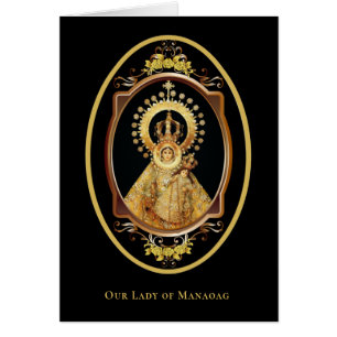Religious Lady of Manaoag Philippines Catholic  Cards