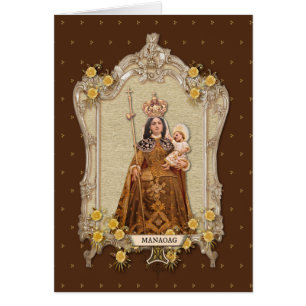 Religious Lady of Manaoag Philippines Catholic  Cards