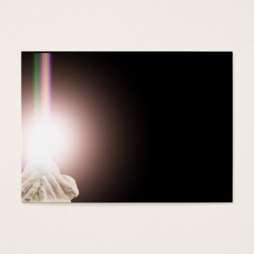 Customizable Religious light in cupped hands business card templates