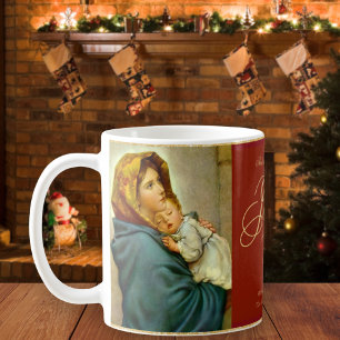 Religious Madonna & Child Catholic Christmas Gift Coffee Mug