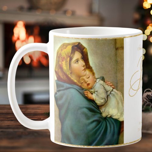 Religious Madonna  Child Catholic Christmas Gift Coffee Mug