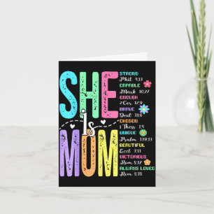 Religious mama is mom bible verse christian mother card