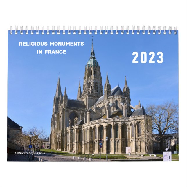 Religious monuments in France Calendar (Cover)