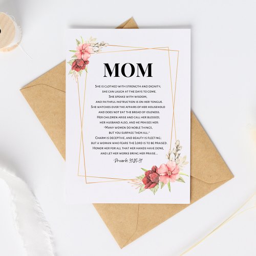 Religious Mothers Day Card Proverbs 3125_31