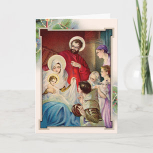 Religious Nativity Christmas Card