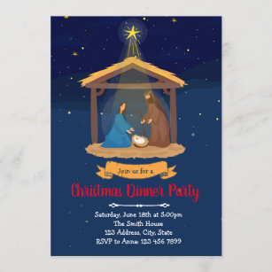 church christmas dinner invitation