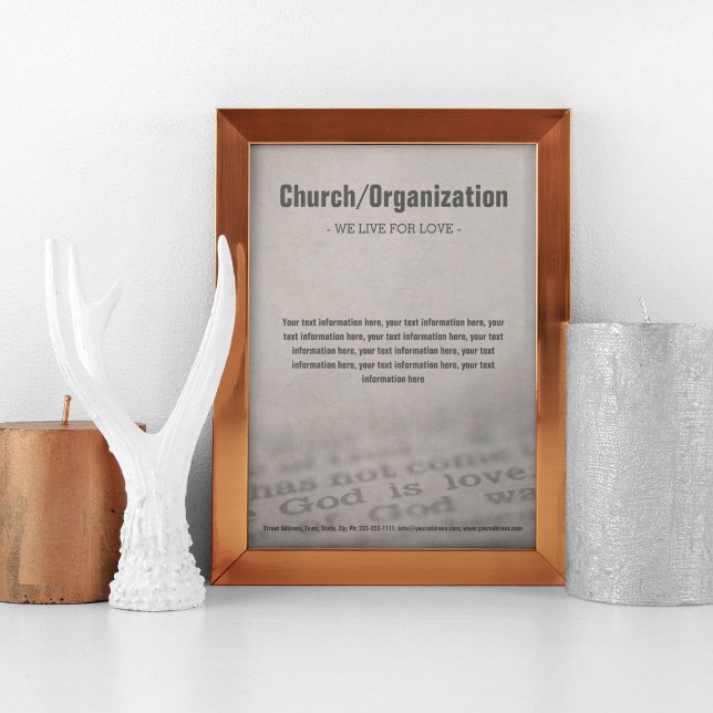 Religious Organization God Is Love Letterhead (Perfect for business)