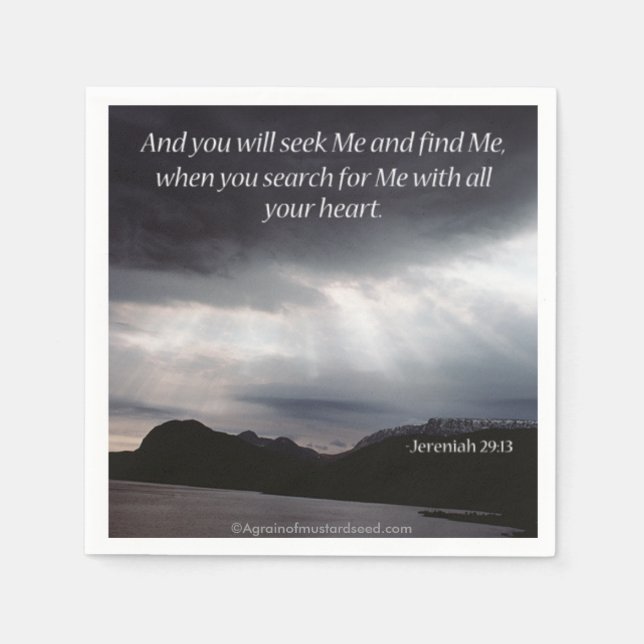 Religious Paper Napkins (Front)