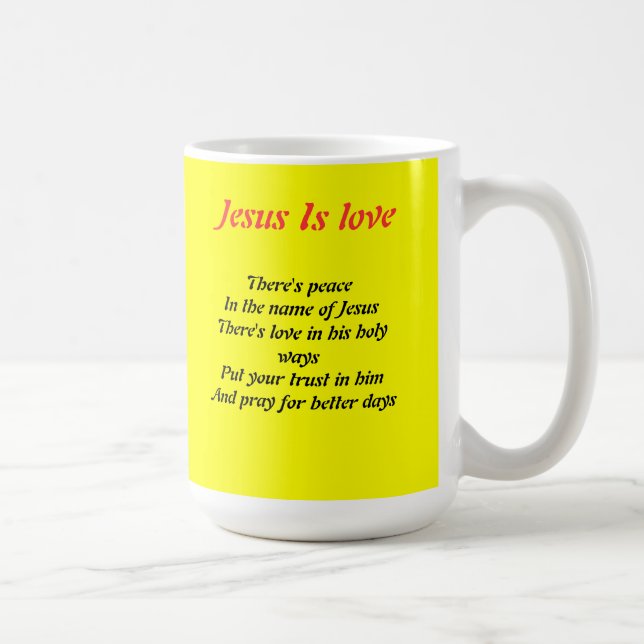 religious-peace coffee mugs (Right)