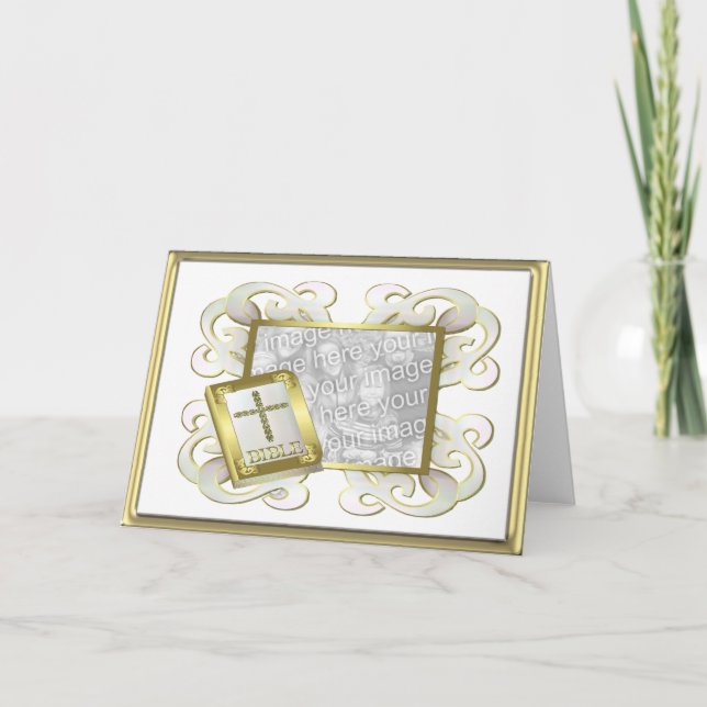 Religious Photo Frame Card (Front)