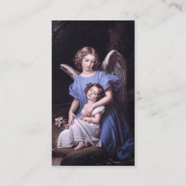 Religious Prayer to Your Guardian Angel Holy Card (Front)
