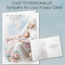 Religious Pregnancy Loss Sympathy Miscarriage  Card