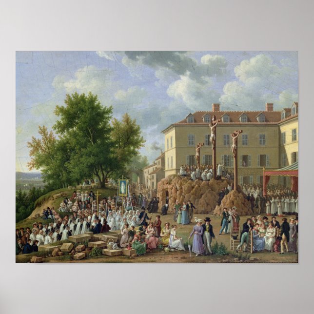 Religious Procession to Mont Valerien, 1819 Poster (Front)