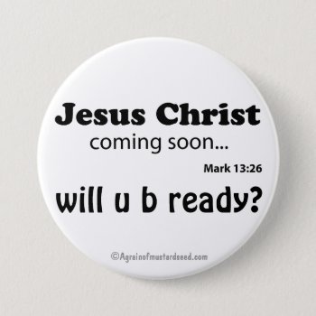 Religious Quotes Button by Agrainofmustardseed at Zazzle