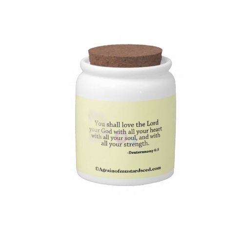 Religious Quotes Candy Jar