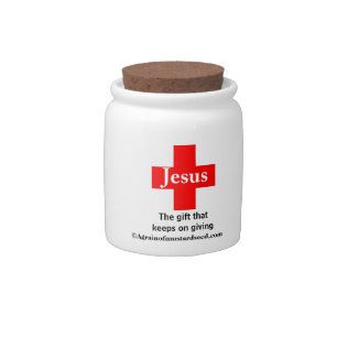 Religious Quotes Candy Jar