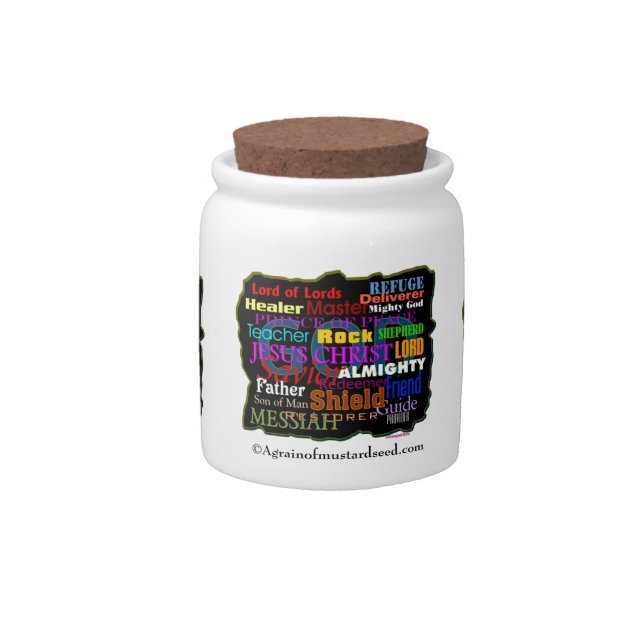 Religious Quotes Candy Jar (Front)