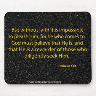 Religious Quotes Christian Mouse Pad