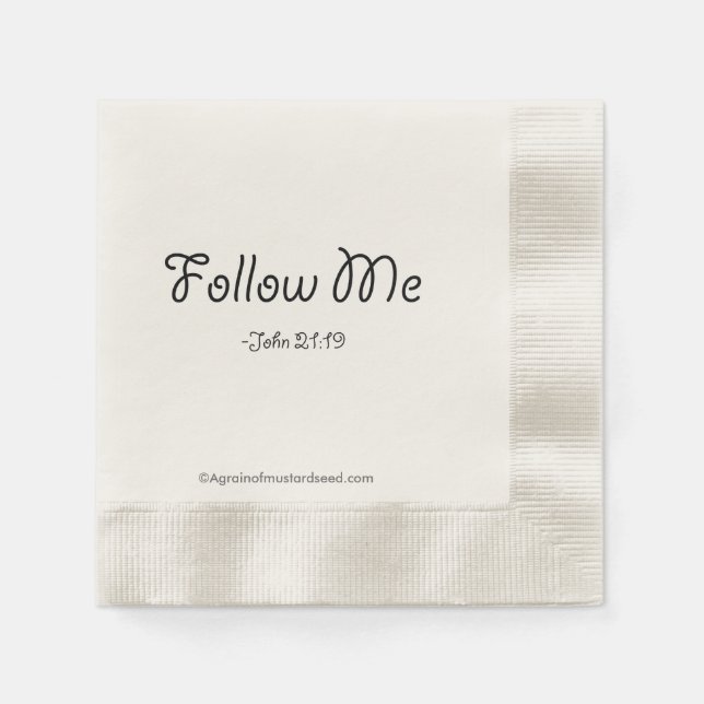Religious Quotes Napkins (Front)