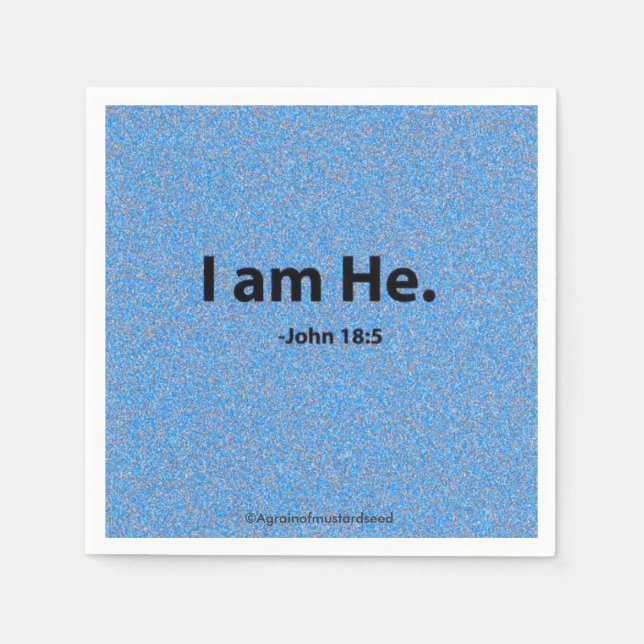 Religious Quotes Paper Napkins (Front)