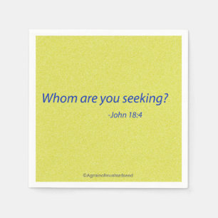 Religious Quotes Paper Napkins
