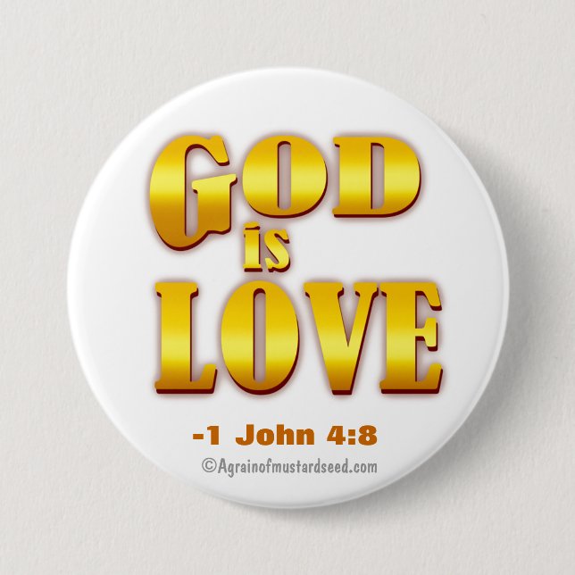 Religious Quotes Pinback Button (Front)