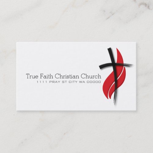 Religious Religion Christian Pastor Christianity Business Card