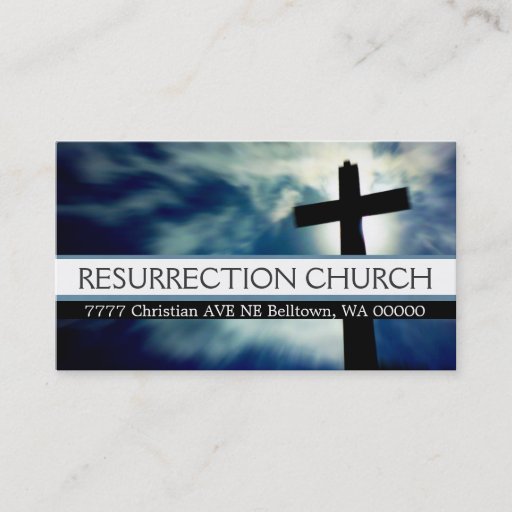 Customizable Religious Religion Christian Pastor Christianity Business Cards