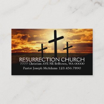 Religious Religion Christian Pastor Christianity Business Card by olicheldesign at Zazzle
