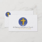 Religious Religion Christian Pastor Christianity Business Card (Front/Back)
