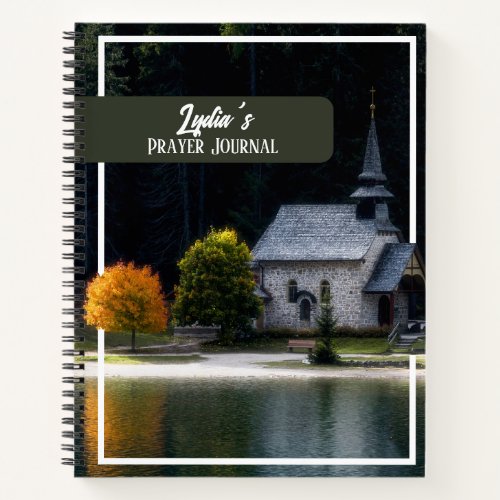 Religious Rustic Church Scripture Prayer Journal