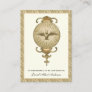 Religious Sacrament Confirmation Gold Holy Card --