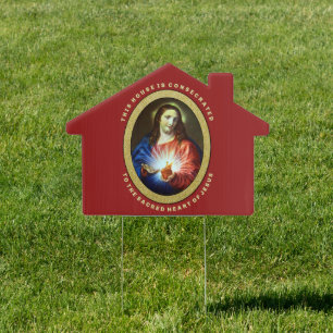 Religious Sacred Heart of Jesus Catholic Sign